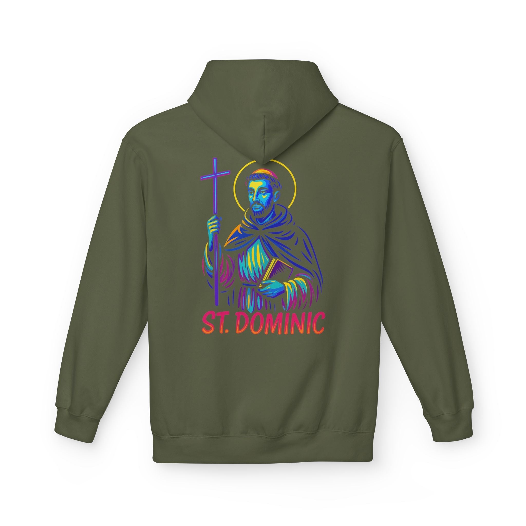 Catholic Hoodie - St. Dominic | Rosary Saint