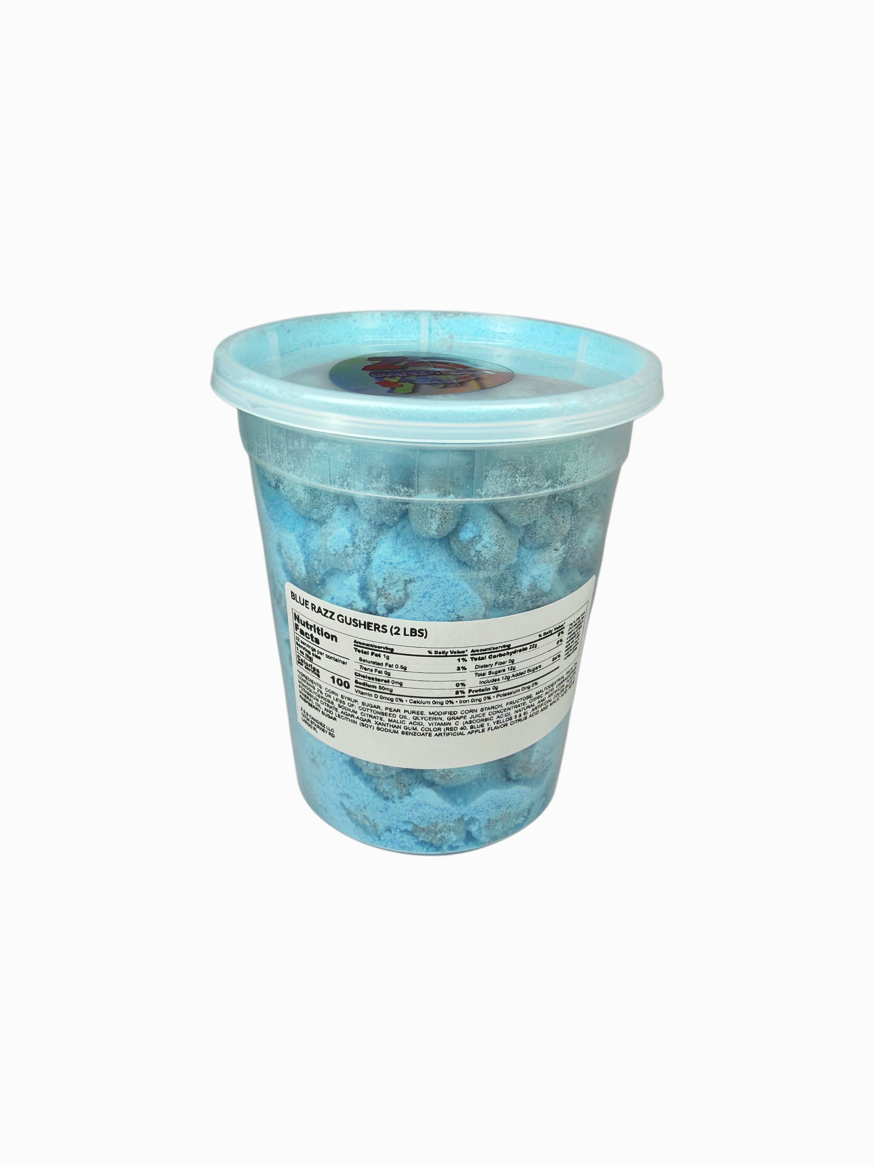 BLUE RAZZ GUSHERZ (SOUR OR SWEET)
