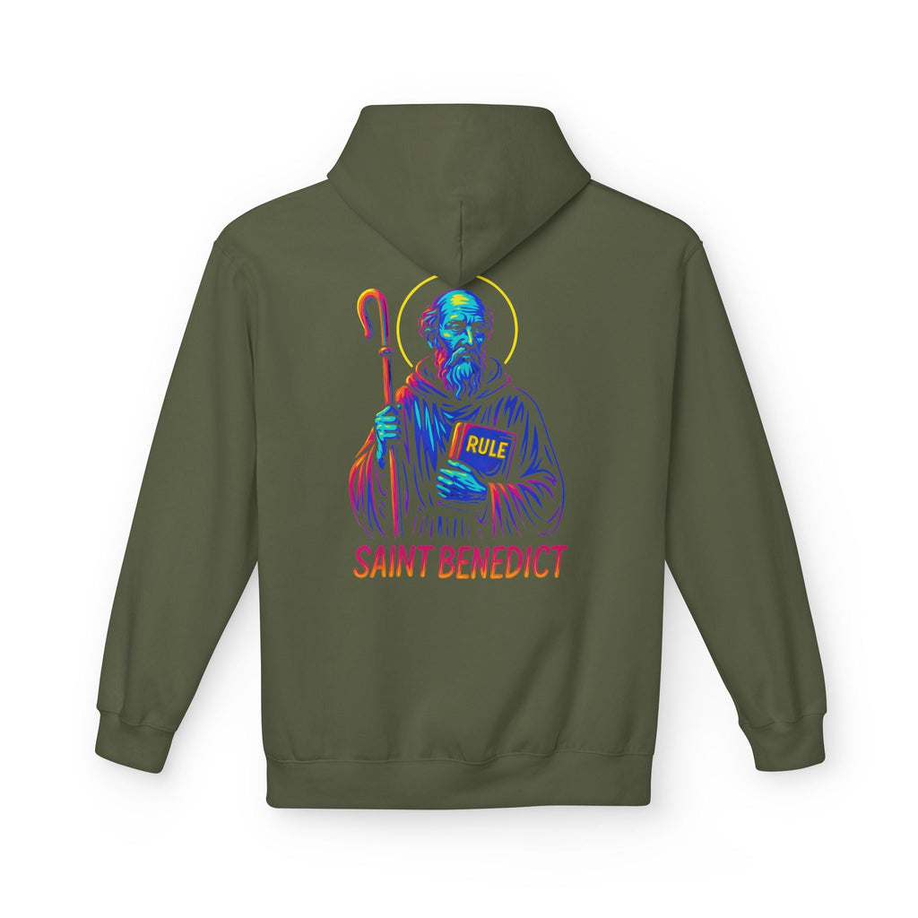 Catholic Hoodie - St. Benedict | Ora et Labora