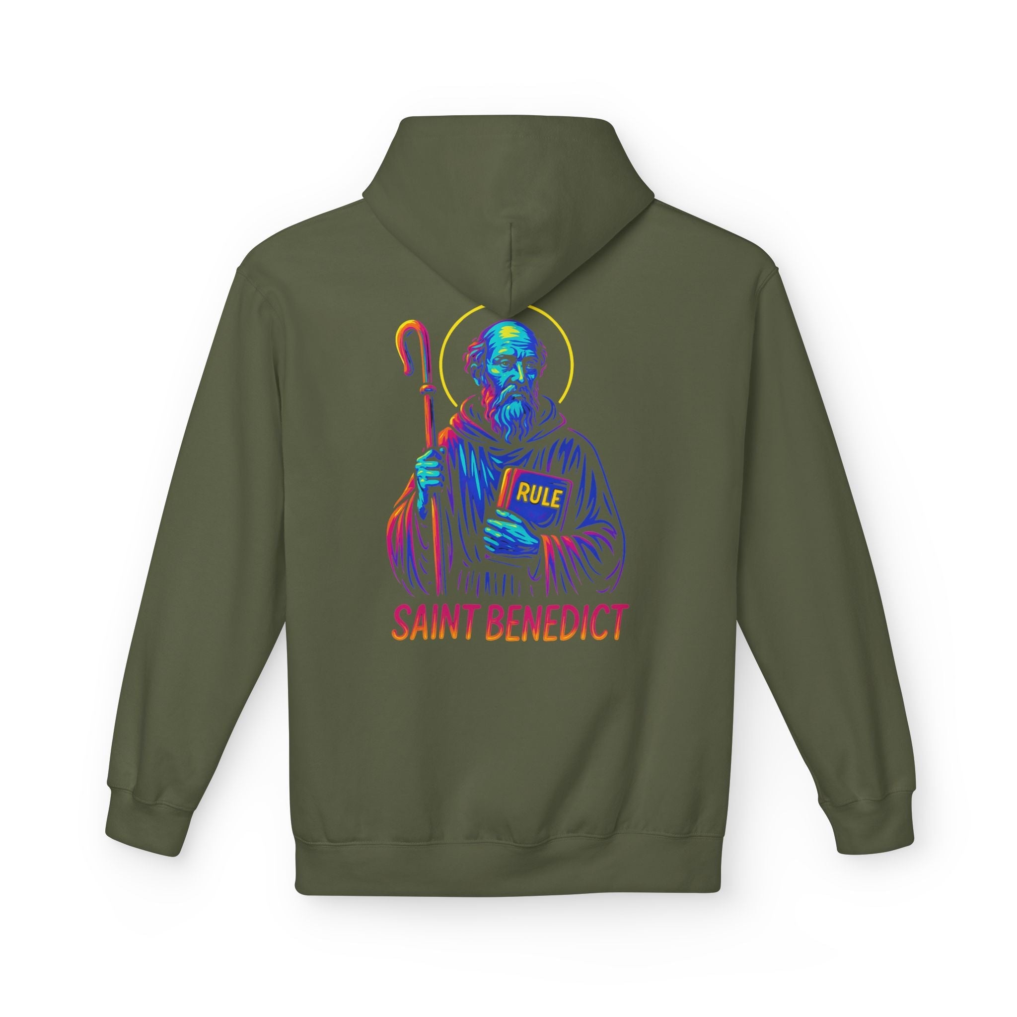 Catholic Hoodie - St. Benedict | Ora et Labora