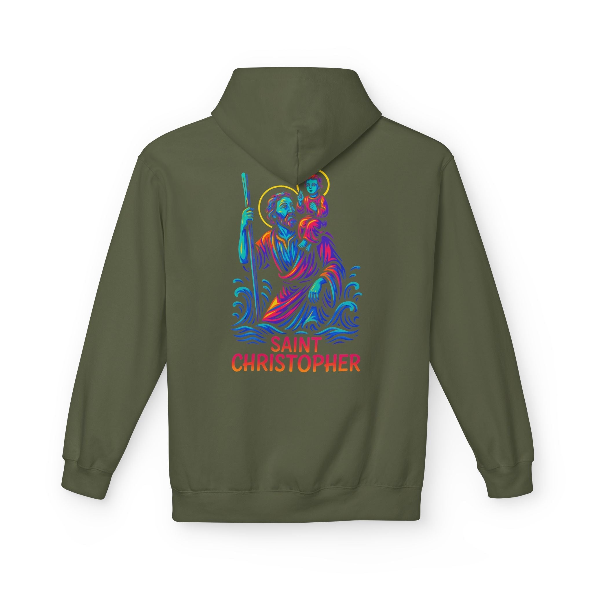 Catholic Hoodie - St. Christopher | Patron of Travelers