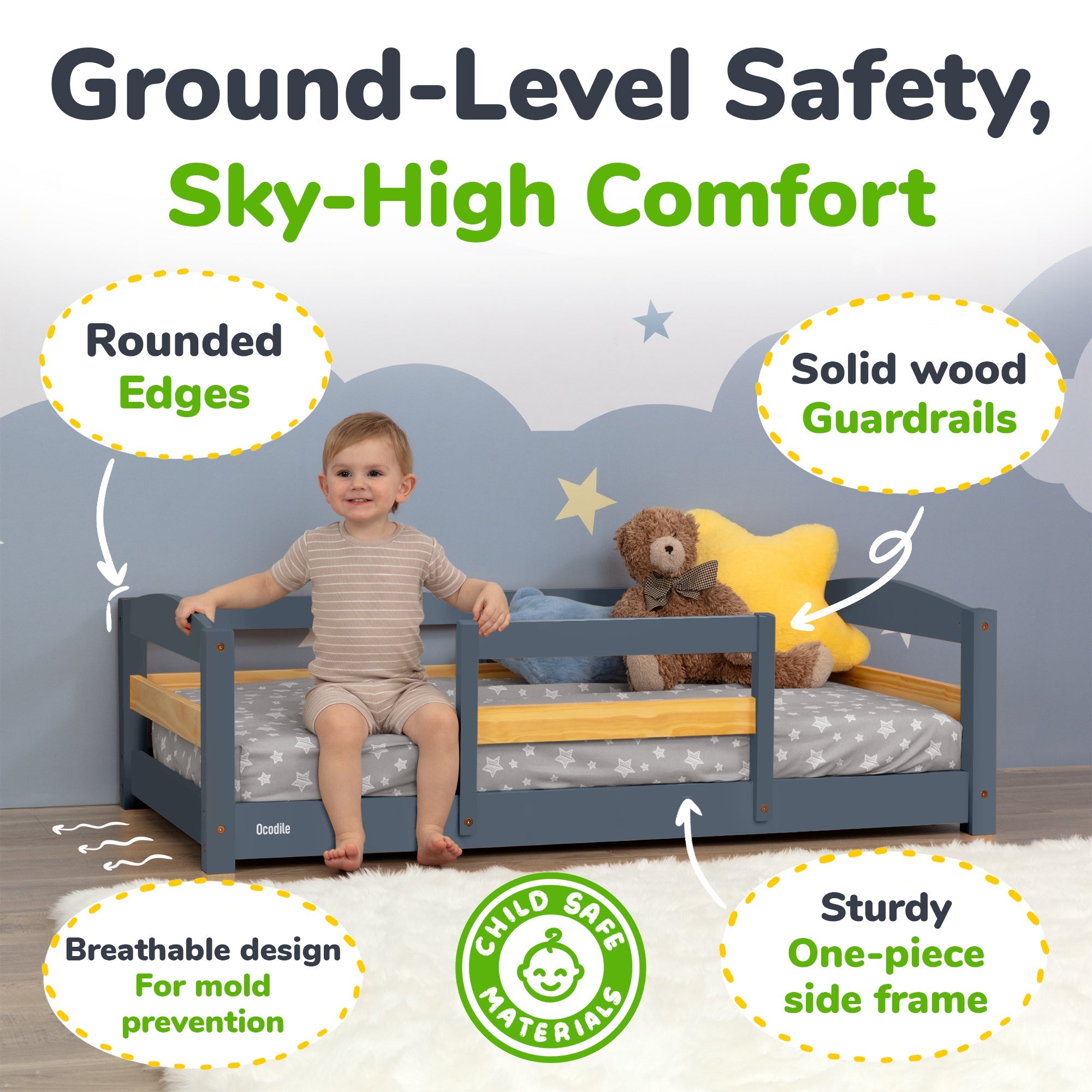 Floor Bed - Crib Size